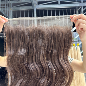 Top vente en gros 8-32 pouces vietnamien cheveux bruts dentelle frontale perruque textures droites HD pour les femmes noires non traitées Hd dentelle frontale perruque - Product Image 6