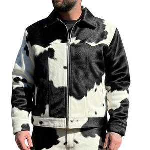 Chaqueta de Cuero Vacuno con Pelo para Invierno, Unisex |   Abrigo de Cuero OEM de Primera Calidad, Resistente al Viento y Transpirable, con Calefacción - Product Image 1