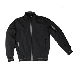 Men's Lightweight Casual <b>Pilot</b> Bomber <b>Jacket</b> Winter Outwear with Zipper Closure Front Logo Available - Product Image 1