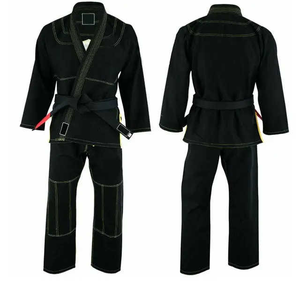 Advanced Martial Arts Karate Uniform with Breathable Fabric, Durable Construction, and Secure Red Belt for Training - Product Image 4