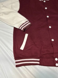 Custom <b>Vintage</b> Baseball <b>Jacket</b> for Men University College <b>Varsity</b> Winter Season Fleece Fabric Blank Leather Sleeve Bomber <b>Jacket</b> - Product Image 4