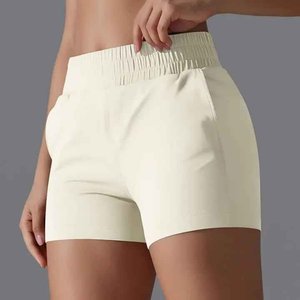 Shorts de sport pour femmes, légers, décontractés, respirants, en tissu extensible doux, taille basse, pour entraînement sportif, gym, yoga, course à pied, séchage rapide - Product Image 2
