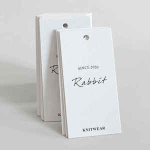 Etiquetas colgantes de lujo con acabado mate Boxit.pk, estampadas en relieve con lámina, etiquetas para ropa con logotipo personalizado - Product Image 4