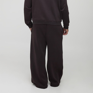 Pantalon de survêtement en coton noir pour homme, taille élastique, logo imprimé, décontracté, pour l'automne - Product Image 3