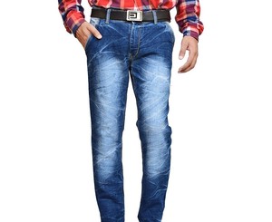 Fashionable Digital Denim <b>Jeans</b> Printing Ripped Hole Manufacturer Casual Long Denim <b>Jeans</b> Men High Street Style Denim <b>Jeans</b> - Product Image 1