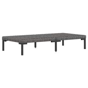 Conjunto de Muebles de Jardín con Asientos Grandes en Acero con Recubrimiento en Polvo Gris Oscuro, Incluye Múltiples Piezas - Product Image 5