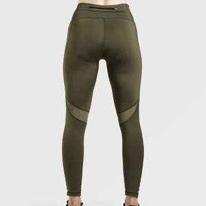 Leggings tricotés pour femmes de haute qualité, taille élastique, couleur unie, séchage rapide, respirants, écologiques, pour la gym (vente en gros) - Product Image 5