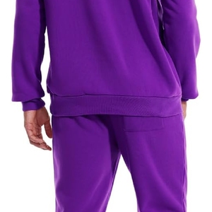Ensemble survêtement à capuche épais et personnalisé de haute qualité pour homme, 100 % coton, pantalon de survêtement et sweat à capuche, écologique, hiver - Product Image 4