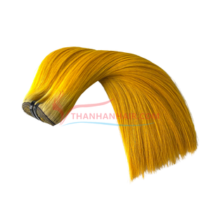 Super Double Colors Bone Straight Vietnamese Hair Bonestraight High Quality No-Shedding Human Hair Extensions <b>Wig</b> - Product Image 6