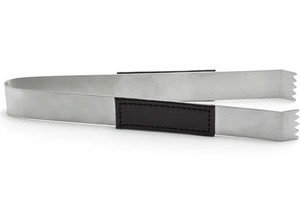Pinces à glace en acier inoxydable, outil de service en métal résistant à la chaleur pour la manipulation des glaçons - Product Image 1