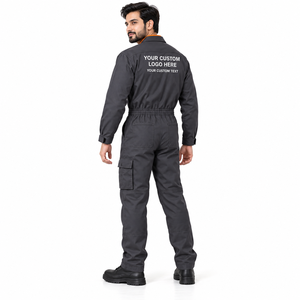 Traje de Trabajo de Alta Visibilidad para Hombre, Resistente al Fuego, de Algodón y Poliéster, Reflectante, Certificado CE/UE, para Equipos de Reparación Industrial - Product Image 3