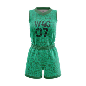 Conjunto de Uniforme de Baloncesto Personalizado para Chicas de Tallas Grandes, Uniforme Deportivo de Alto Rendimiento, Fabricante OEM, Conjuntos de Equipo a Bajo Precio - Product Image 1