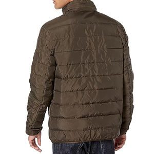 Best Quality <b>Cheap</b> Price OEM Service Men <b>Puffer</b> <b>Jacket</b> Canvas Stand Collar Front Logo Customized Color Wholesale - Product Image 5