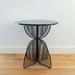 Table basse en bois moderne, design scandinave, plateau rond, meubles décoratifs pour salon - Product Image 4