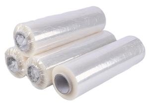 Rouleau de film de palette d'emballage de film étirable en fonte transparente 5 couches 18 ''x 1500 '47 jauge LLDPE Film HANPAK fabricant - Product Image 2