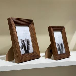 Marco de Fotos de Madera Rústico, Marco Decorativo de Madera para Fotos, Marco de Fotos de Madera Estilo Antiguo, Marco de Fotos de Madera Personalizado - Product Image 2