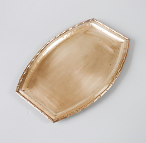 Plateau de service en aluminium fait main de qualité supérieure, idéal pour le service du thé, le petit-déjeuner au lit et les cadeaux. - Product Image 6