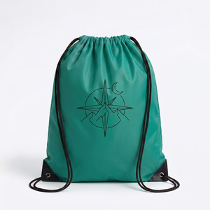 Wholesale Rate High Quality Canvas Unisex <b>Drawstring</b> Bag Custom Logo Cheap Price Durable Casual Travel Bag Polyester Material - Product Image 1