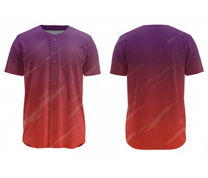 Camiseta de Béisbol de Alto Rendimiento, Uniforme Deportivo Ligero con Logotipo y Números Personalizados |   Base de Poliéster Transpirable - Product Image 6
