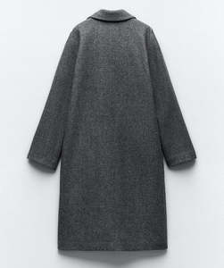 Abrigo largo cortavientos personalizado de fábrica, chaqueta larga gruesa con forro bomber para exteriores, chaquetas de invierno cálidas - Product Image 4