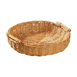 Bandejas de mimbre para servir cocina comedor cesta de almacenamiento minimalista organizadores rústicos para decoración de restaurante utilidad - Product Image 4