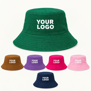 Sombrero de Pescador Personalizado al por Mayor, Unisex, con Logotipo, de Algodón, para Verano, Gorra de Sol, Ropa Casual Urbana - Product Image 1