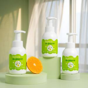 Espuma Limpiadora para Biberones Dr. Papie, Boquilla Espumadora, Ingredientes de Origen Vegetal, Suave y Seguro para la Digestión del Bebé, Limpieza Profunda del Biberón - Product Image 2