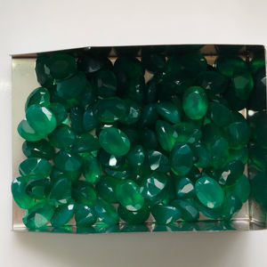 Ónix Verde Natural, Corte Ovalado de 8x6MM, Gema Suelta de la Mejor Calidad para Joyería, Gemas de Red Mountain - Product Image 5