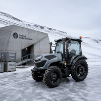 Tractor Titan 80HP 4x4 con Tracción en las Cuatro Ruedas, Cabina con Aire Acondicionado, Motor de Alta Potencia, Sistema Hidráulico Robusto, Alta Capacidad de Elevación