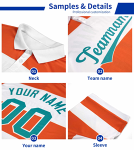 Polo personnalisé pour homme à manches courtes, maillot de baseball, séchage rapide, anti-plis, uniforme d'équipe, OEM - Product Image 5