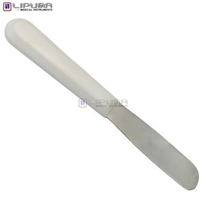 Espátula Mezcladora LIPUMA de Acero Inoxidable con Mango de Plástico, 195 mm de Longitud, Instrumento de Mezcla para Laboratorio Dental para Yeso y Alginato - Product Image 4
