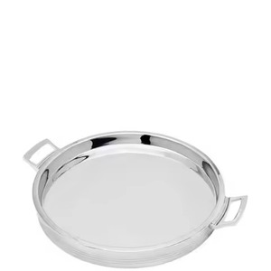 Plateau de service en acier inoxydable avec forme et taille personnalisées, plateau de service pour la maison, l'hôtel, utilisation rétro - Product Image 2