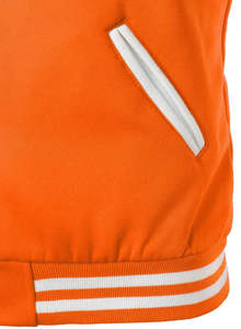 Chaqueta Varsity Personalizada OEM para Hombre, Estilo Vintage, Chaqueta de Béisbol de Invierno, Estilo Bomber, Lona con Bordado Chenille - Product Image 4