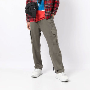 Wholesale Men's Lightweight Casual Winter Cargo Pants 100% Cotton Eco-Friendly Breathable - Product Image 2