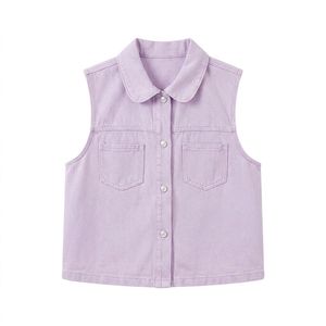 Chaleco vaquero personalizado para mujer, de algodón, bajo MOQ, proveedor mayorista para minoristas y marcas de moda estadounidenses - Product Image 4