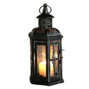 Lanterne à bougie suspendue en métal noir de qualité supérieure, porte-bougie décoratif en fer avec verre trempé pour intérieur, extérieur, maison et jardin - Product Image 2