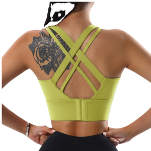 Nuevo Sujetador Deportivo con Logotipo Personalizado, Talla Grande, con Relleno, para Yoga, Transpirable, de Alta Calidad, Cómodo y con Soporte - Product Image 2
