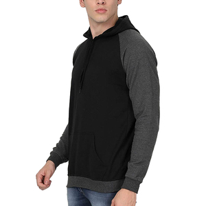 Sweat-shirt à capuche pour homme en coton mélangé, épais, coupe ample, 100 % molleton, coupe-vent, vente en gros - Product Image 4