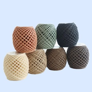 เส้นด้ายโพลีโพรพิลีนสำหรับถักโครเชต์แบบมาคราเม่  น้ำหนัก 250 กรัม/ก้อน - Product Image 6