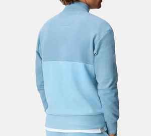 Nouveautés OEM – Sweat à capuche zippé uni pour homme, 100 % coton molletonné, col montant, respirant et anti-rétrécissement - Product Image 4