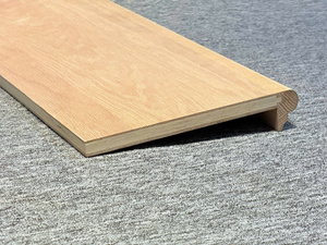 Marches d'escalier en bois de caoutchouc à installation DIY, directement de l'usine, designs sur mesure, sûres, durables et écologiques - Product Image 4