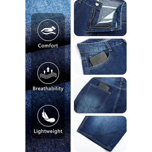 Pantalones Cortos de Mezclilla con Lavado Ácido Personalizados, Unisex, Estilo Urbano, Corte Holgado, Vintage, de Algodón, OEM - Product Image 5