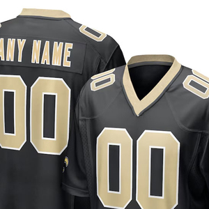 Maillots d'entraînement de football américain personnalisés avec logo imprimé pour hommes adultes, 100 % polyester, impression numérique, antibactériens, vente en gros - Product Image 4