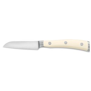 Couteaux à éplucher professionnels en acier inoxydable, couteaux de préparation alimentaire tranchants avec manche ergonomique noir pour couper les fruits et les légumes - Product Image 1