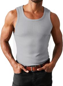 Débardeur Homme Écologique en Coton et Spandex, Gilet de Sport Sans Manches, Athlétique, Séchage Rapide, Respirant, Léger, Idéal Été - Product Image 2