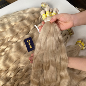 Extensions de cheveux humains à texture ondulée naturelle, cuticules alignées, provenant du Vietnam, couleurs tendance - Product Image 5