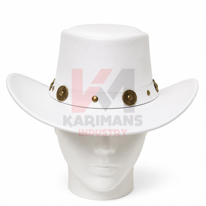 Sombrero de Cuero Estilo Vaquero Occidental Personalizado con Logotipo de Marca Privada, OEM, ODM, Suministro al por Mayor para Distribuidores y Minoristas de Moda - Product Image 2