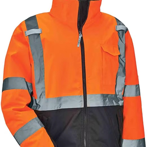 Chaleco de Seguridad Reflectante Impermeable ANSI Clase 3 EN ISO 20471 Clase 2 en Mezcla de Algodón - Product Image 1