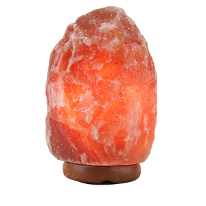 Lampe de table en sel rose de l'Himalaya naturel moderne, élégante, avec texture organique, design décoratif pour la maison - Product Image 4