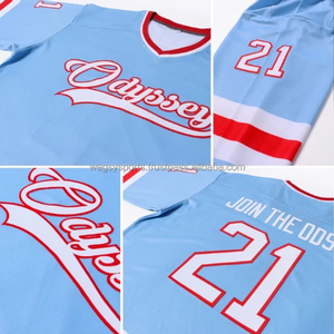 Wholesale Custom Toronto Hockey Uniform High Quality Breathable Long Sleeve Ice Hockey Jersey with Blank Design OEM Team Name - Product Image 3